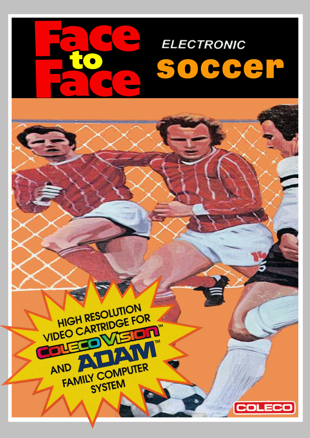 Face to Face Soccer Box Art