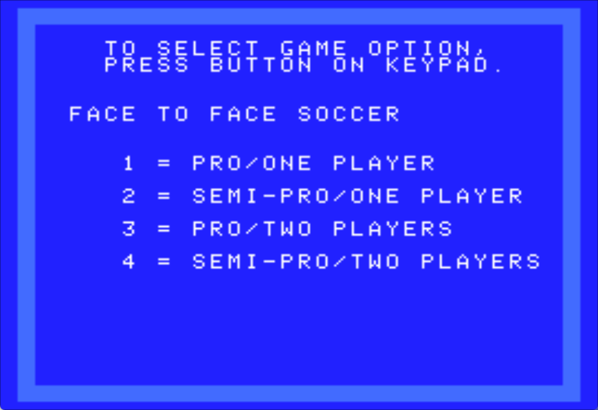 Face to Face Soccer Screenshot 2
